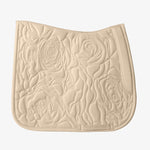 PS of Sweden Rose Quilt Dressage Saddle Pad - Vanilla Beige - PS of Sweden - Equiluxe Tack