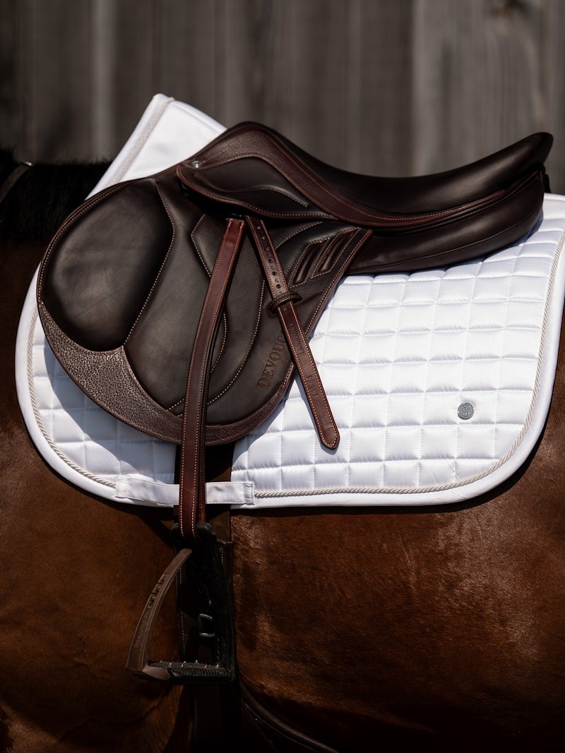 PS of Sweden Saddle Pad Classic Quilt Jump - White - PS of Sweden - Equiluxe Tack
