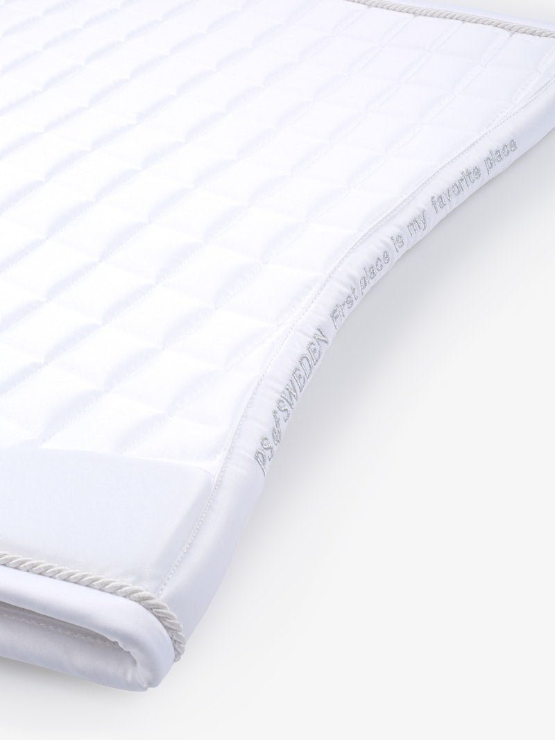 PS of Sweden Saddle Pad Classic Quilt Jump - White - PS of Sweden - Equiluxe Tack