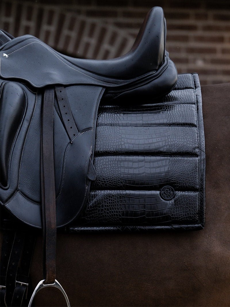 PS of Sweden Saddle Pad Croco PU Dressage - PS of Sweden - Equiluxe Tack