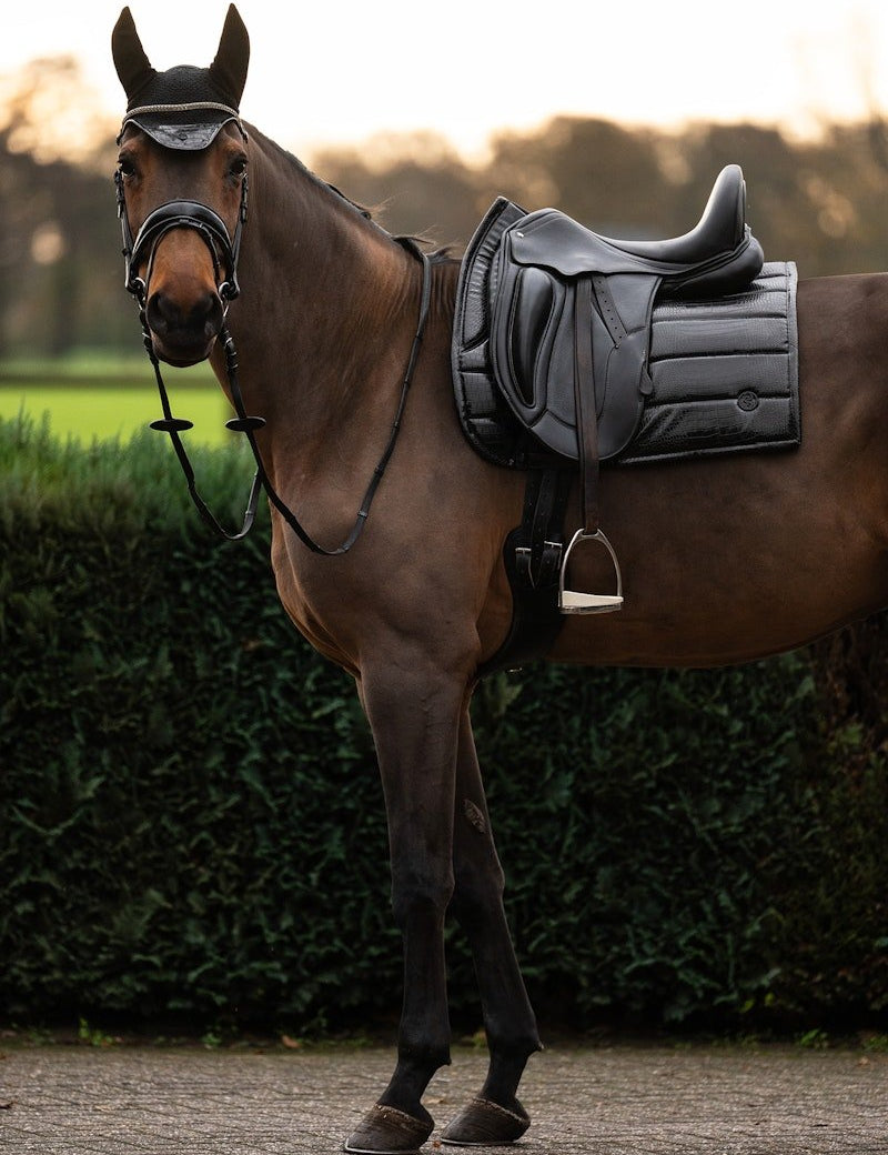 PS of Sweden Saddle Pad Croco PU Dressage - PS of Sweden - Equiluxe Tack