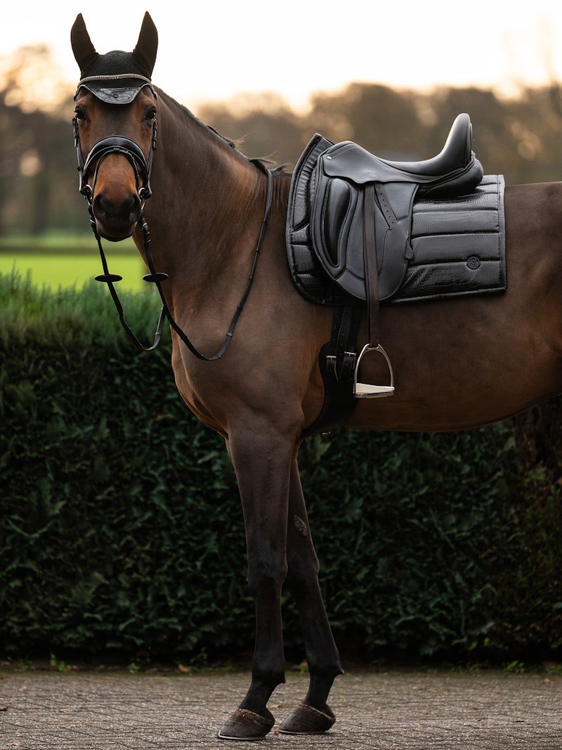 PS of Sweden Saddle Pad Croco PU Dressage - PS of Sweden - Equiluxe Tack