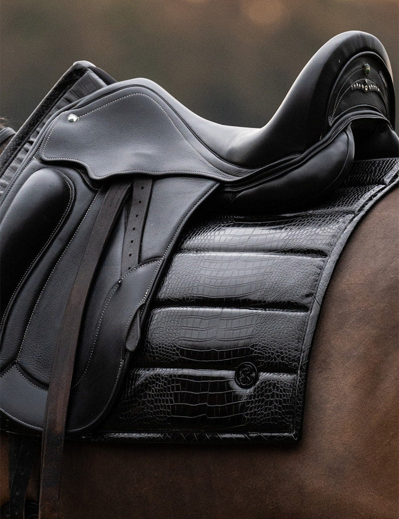 PS of Sweden Saddle Pad Croco PU Dressage - PS of Sweden - Equiluxe Tack