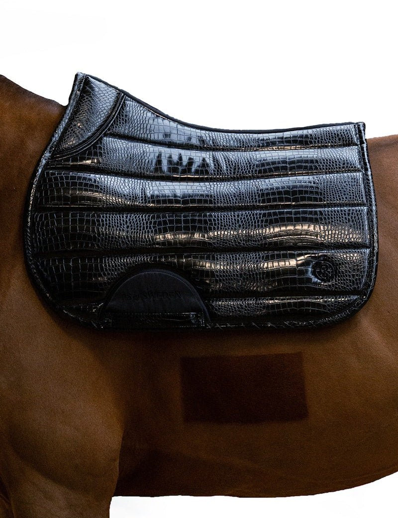 PS of Sweden Saddle Pad Croco PU Jump - PS of Sweden - Equiluxe Tack