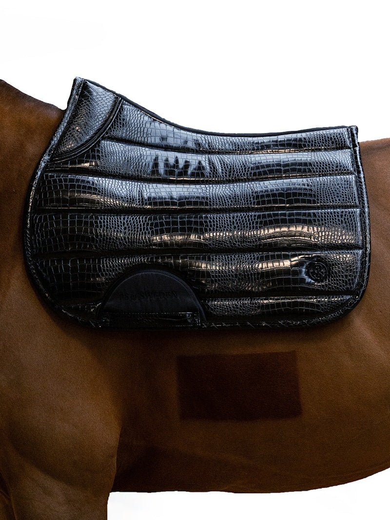 PS of Sweden Saddle Pad Croco PU Jump - PS of Sweden - Equiluxe Tack
