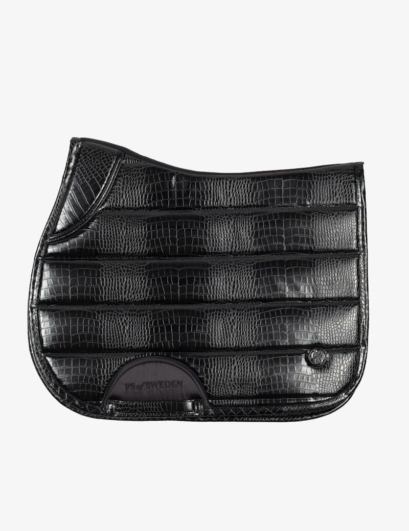 PS of Sweden Saddle Pad Croco PU Jump - PS of Sweden - Equiluxe Tack