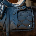 PS of Sweden Saddle Pad Dressage Ruffle - Black - PS of Sweden - Equiluxe Tack