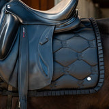 PS of Sweden Saddle Pad Dressage Ruffle - Black - PS of Sweden - Equiluxe Tack