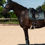 PS of Sweden Saddle Pad Dressage Ruffle - Midnight Green - PS of Sweden - Equiluxe Tack