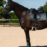 PS of Sweden Saddle Pad Dressage Ruffle - Midnight Green - PS of Sweden - Equiluxe Tack