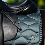 PS of Sweden Saddle Pad Dressage Ruffle - Midnight Green - PS of Sweden - Equiluxe Tack