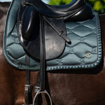 PS of Sweden Saddle Pad Dressage Ruffle - Midnight Green - PS of Sweden - Equiluxe Tack