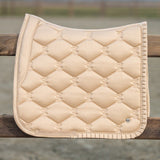PS of Sweden Saddle Pad Dressage Ruffle - Sand - PS of Sweden - Equiluxe Tack