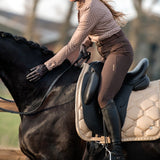 PS of Sweden Saddle Pad Dressage Ruffle - Sand - PS of Sweden - Equiluxe Tack