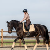 PS of Sweden Saddle Pad Dressage Ruffle - Sand - PS of Sweden - Equiluxe Tack