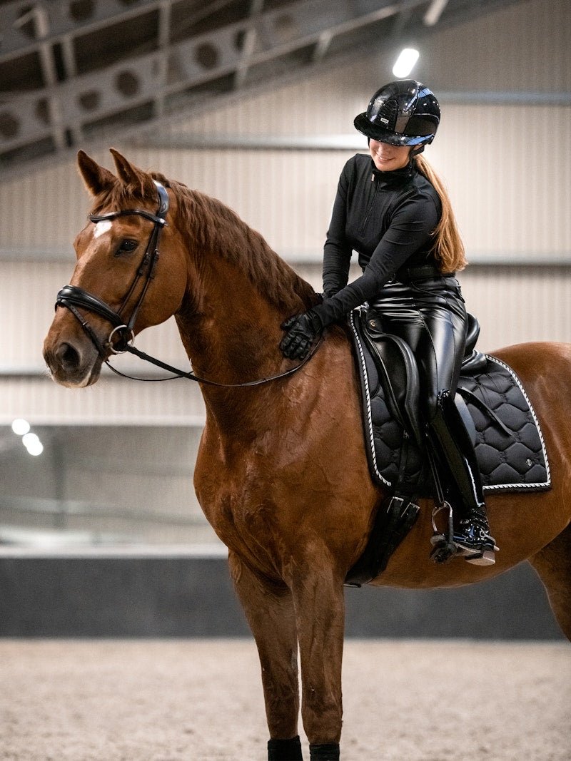 PS of Sweden Saddle Pad Dressage Signature - Black - PS of Sweden - Equiluxe Tack