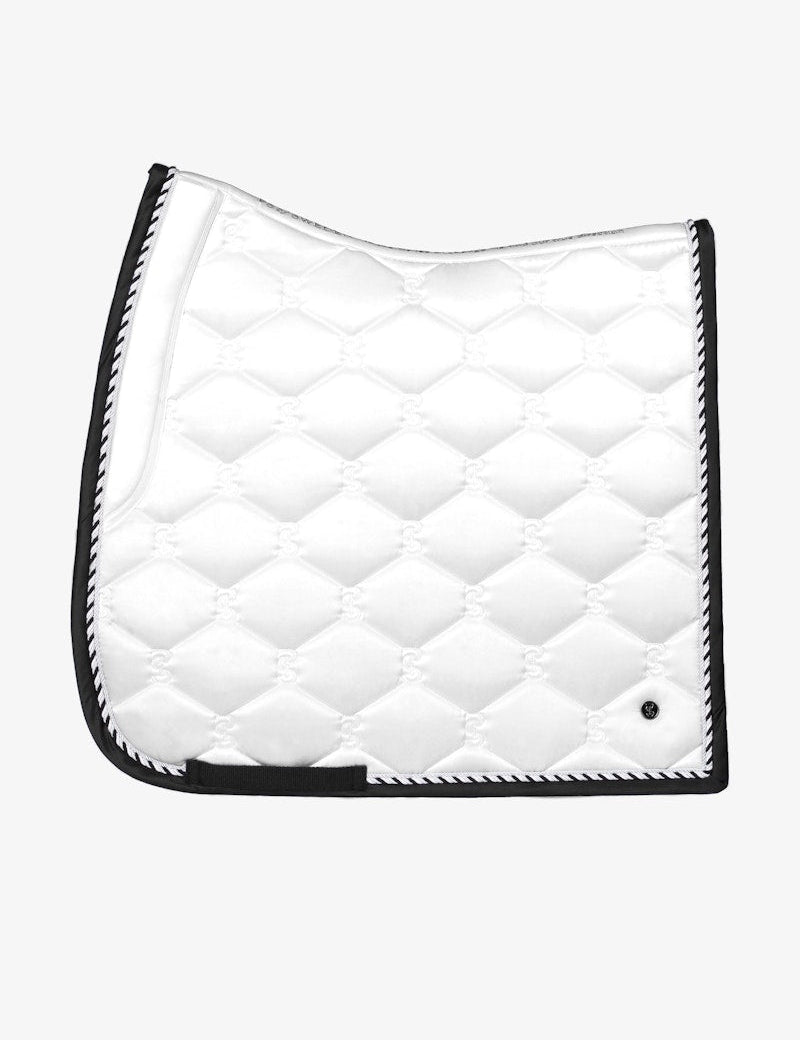 PS of Sweden Saddle Pad Dressage Signature - White/Black - PS of Sweden - Equiluxe Tack