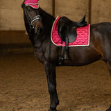 PS of Sweden Saddle Pad Heart Dressage - Thrill Pink - Equiluxe Tack