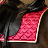 PS of Sweden Saddle Pad Heart Dressage - Thrill Pink - Equiluxe Tack