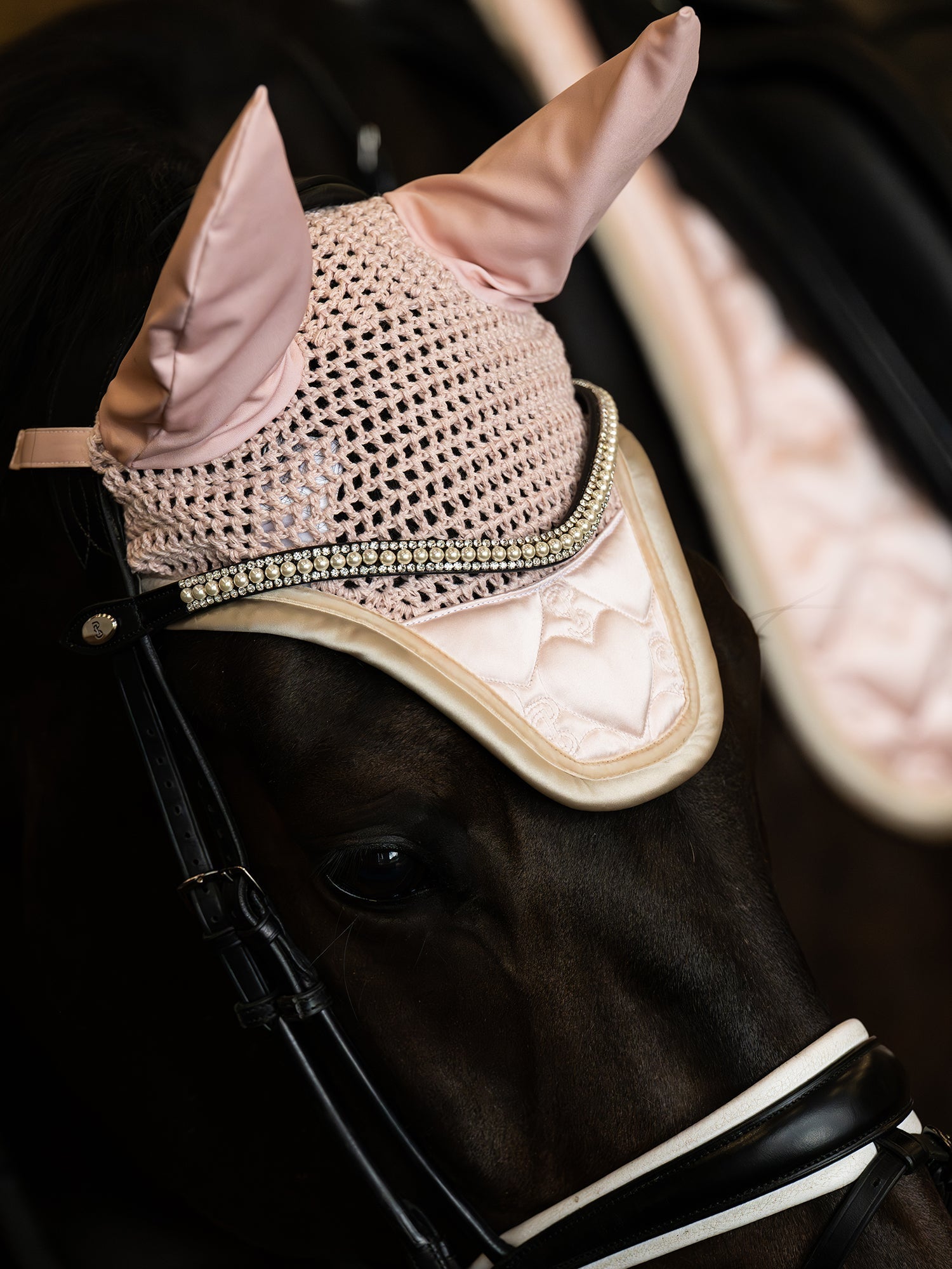 PS of Sweden Saddle Pad Heart Dressage - Whipped Pink - Equiluxe Tack