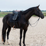 PS of Sweden Saddle Pad Heart Jump - Black - PS of Sweden - Equiluxe Tack