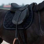 PS of Sweden Saddle Pad Heart Jump - Black - PS of Sweden - Equiluxe Tack