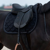 PS of Sweden Saddle Pad Heart Jump - Black - PS of Sweden - Equiluxe Tack