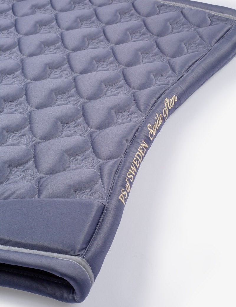 PS of Sweden Saddle Pad Heart Jump - Mist Blue - PS of Sweden - Equiluxe Tack