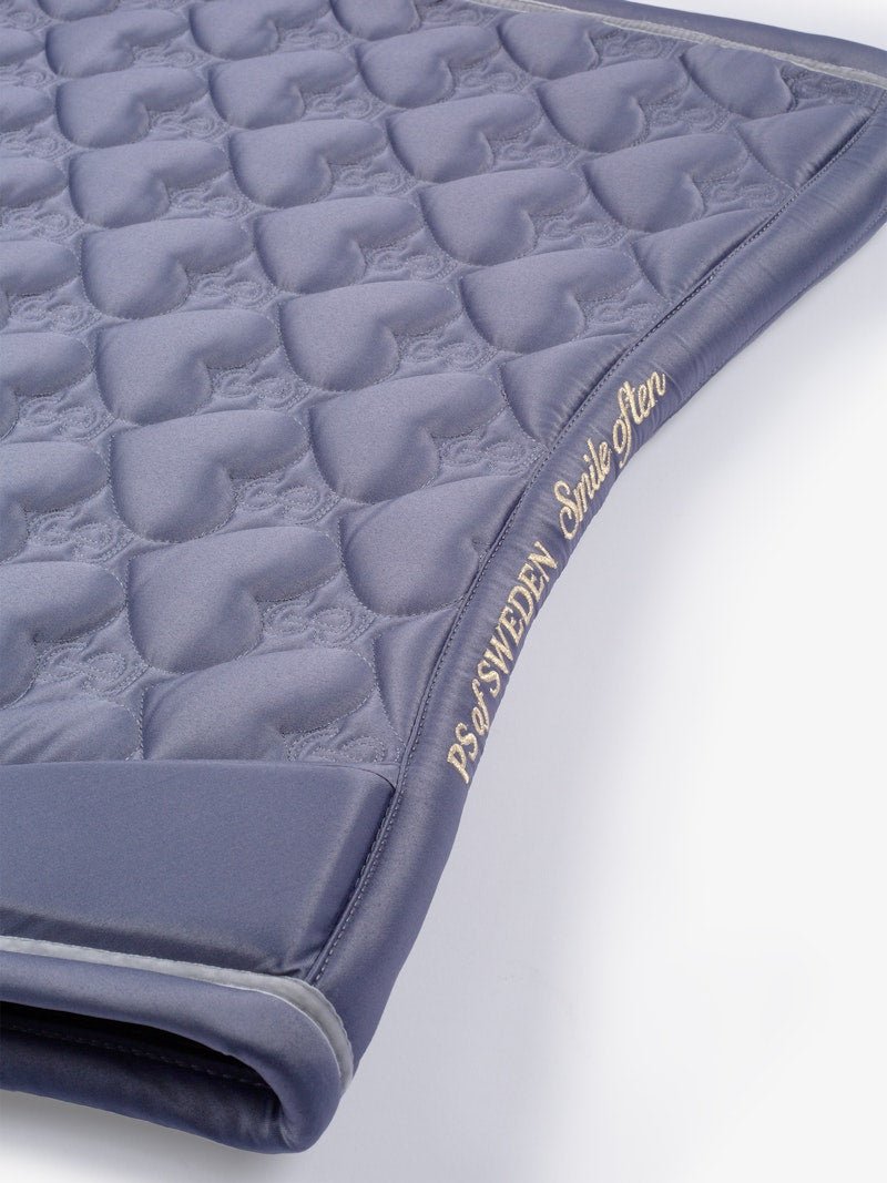 PS of Sweden Saddle Pad Heart Jump - Mist Blue - PS of Sweden - Equiluxe Tack