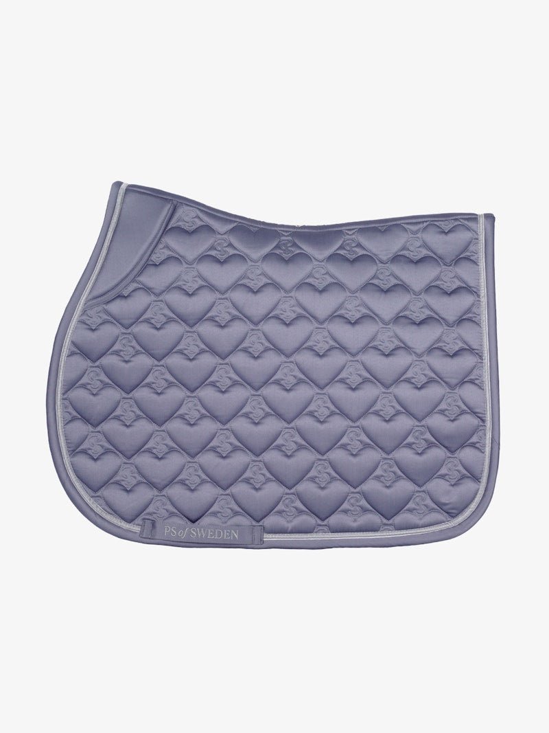 PS of Sweden Saddle Pad Heart Jump - Mist Blue - PS of Sweden - Equiluxe Tack