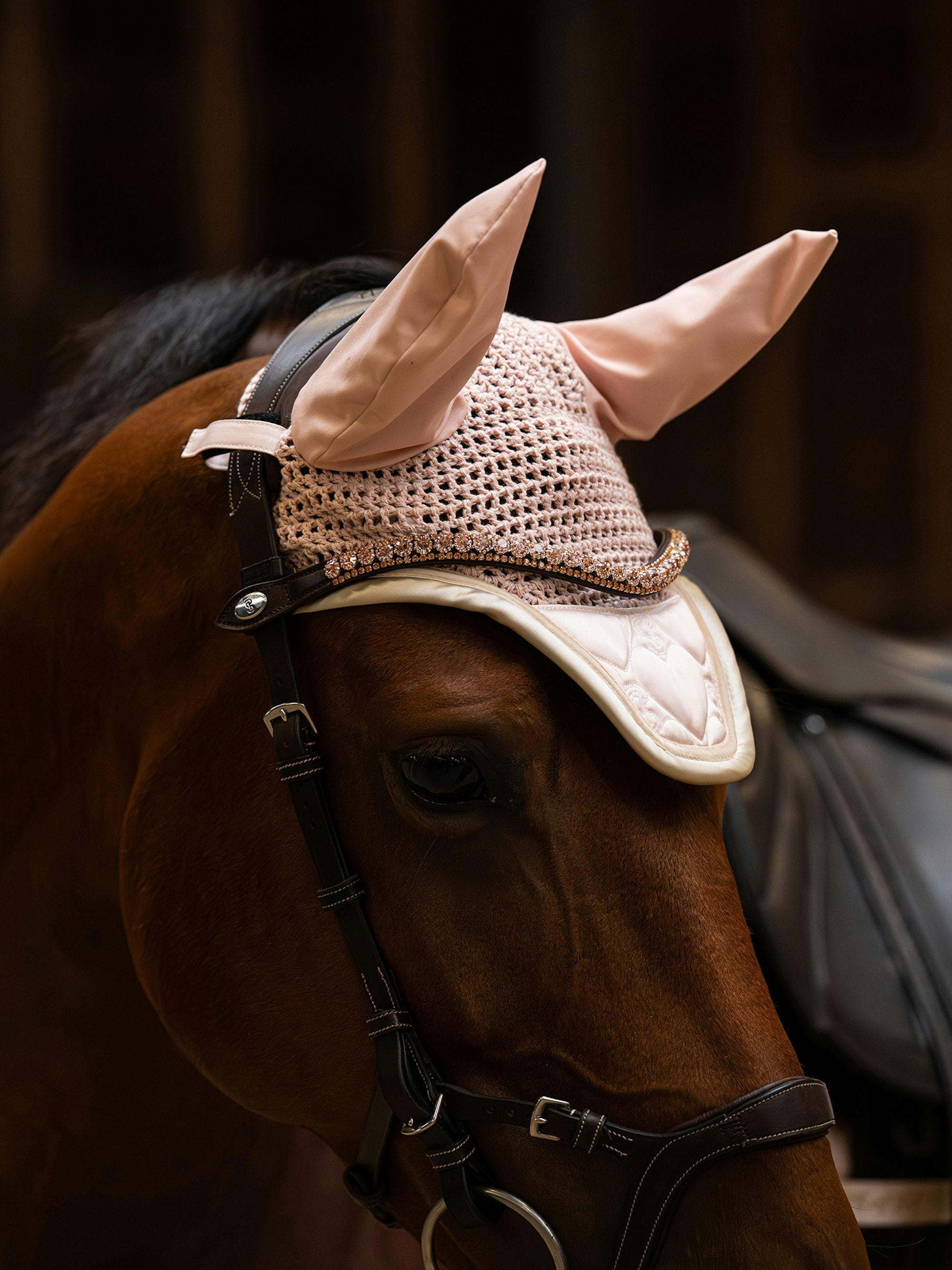 PS of Sweden Saddle Pad Heart Jump - Whipped Pink - Equiluxe Tack