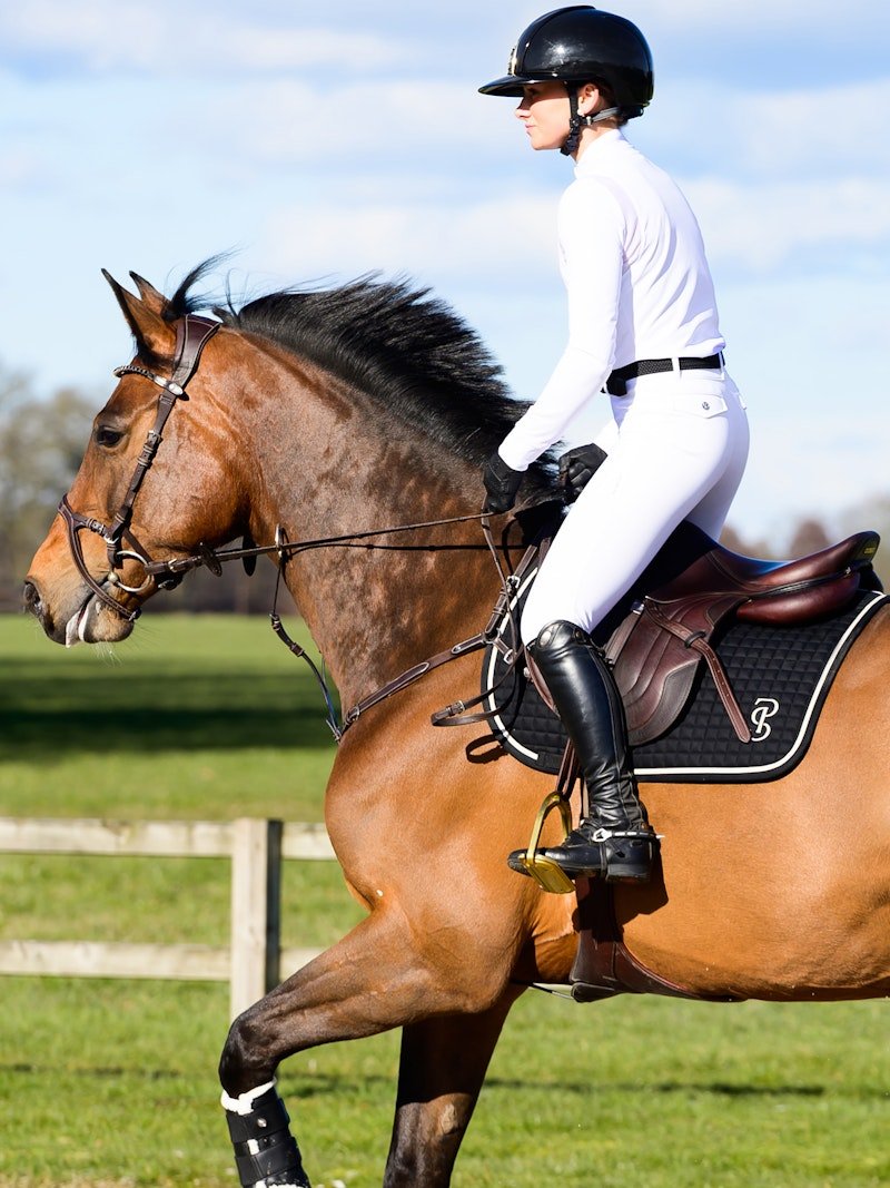 PS of Sweden Saddle Pad Jump Elite - Black - PS of Sweden - Equiluxe Tack