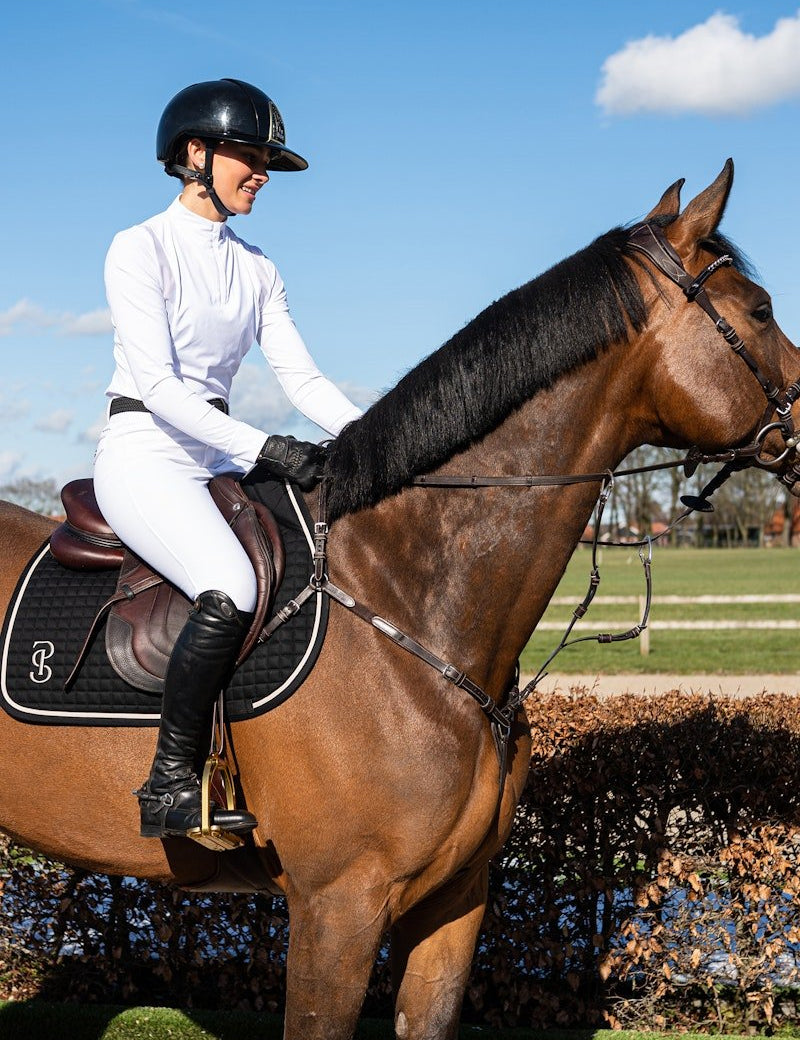PS of Sweden Saddle Pad Jump Elite - Black - PS of Sweden - Equiluxe Tack