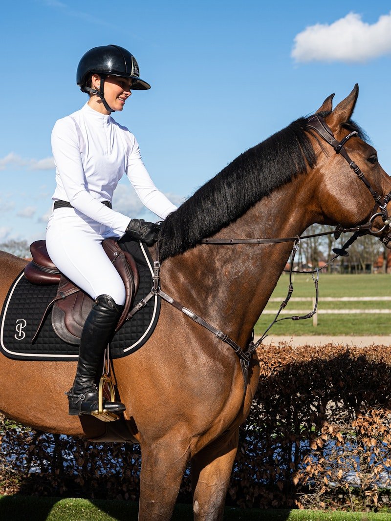 PS of Sweden Saddle Pad Jump Elite - Black - PS of Sweden - Equiluxe Tack