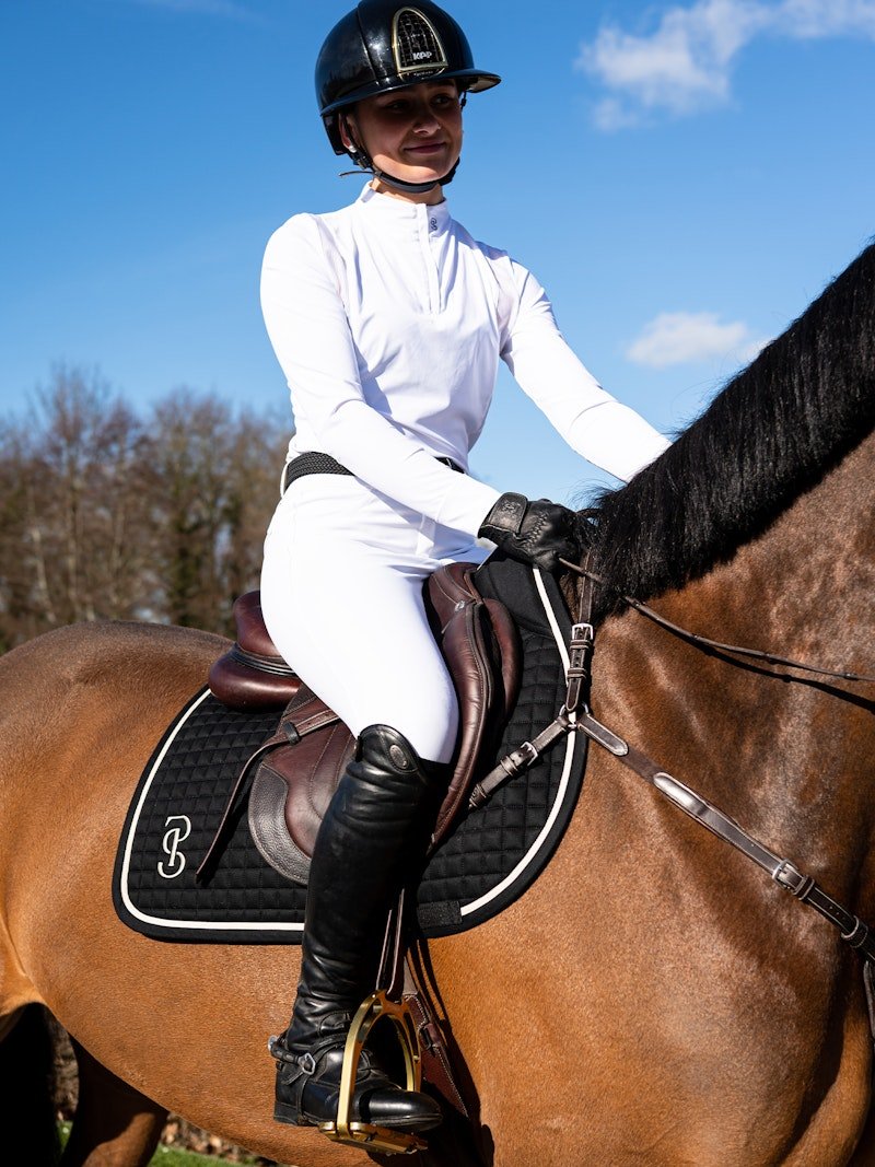 PS of Sweden Saddle Pad Jump Elite - Black - PS of Sweden - Equiluxe Tack