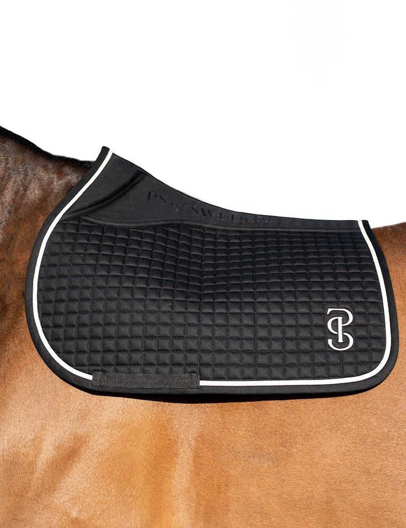 PS of Sweden Saddle Pad Jump Elite - Black - PS of Sweden - Equiluxe Tack