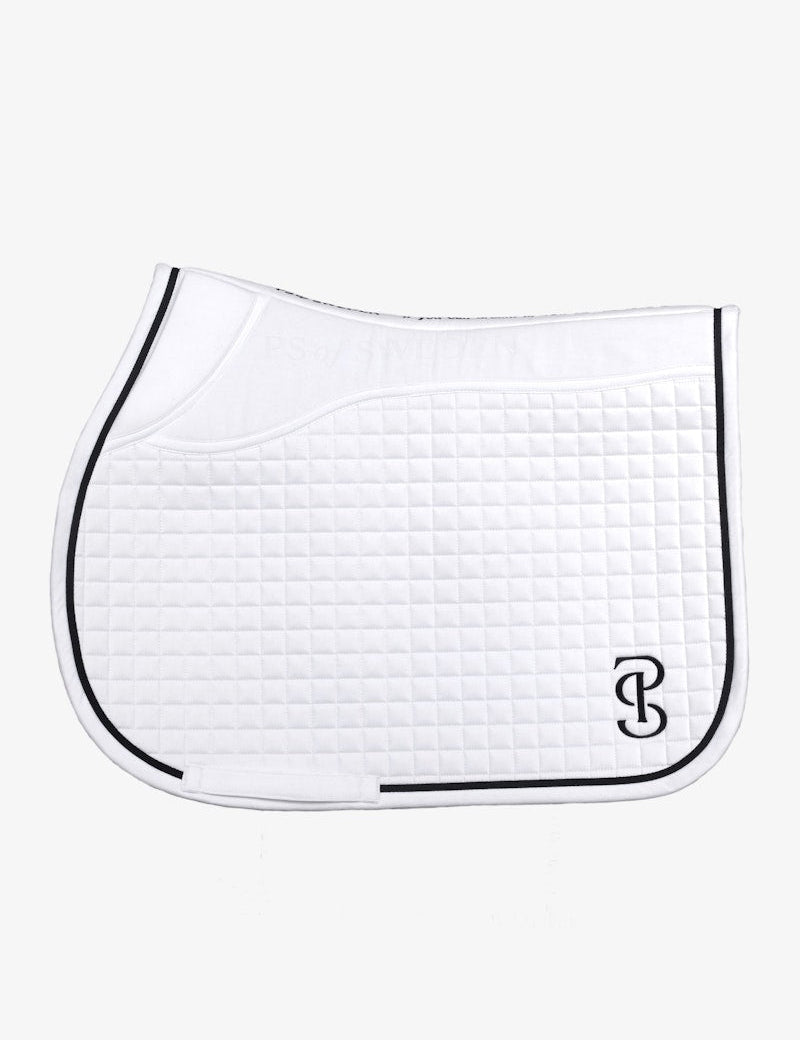 PS of Sweden Saddle Pad Jump Elite - White - PS of Sweden - Equiluxe Tack