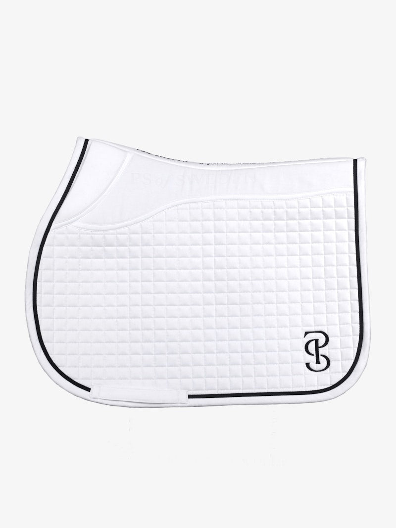 PS of Sweden Saddle Pad Jump Elite - White - PS of Sweden - Equiluxe Tack