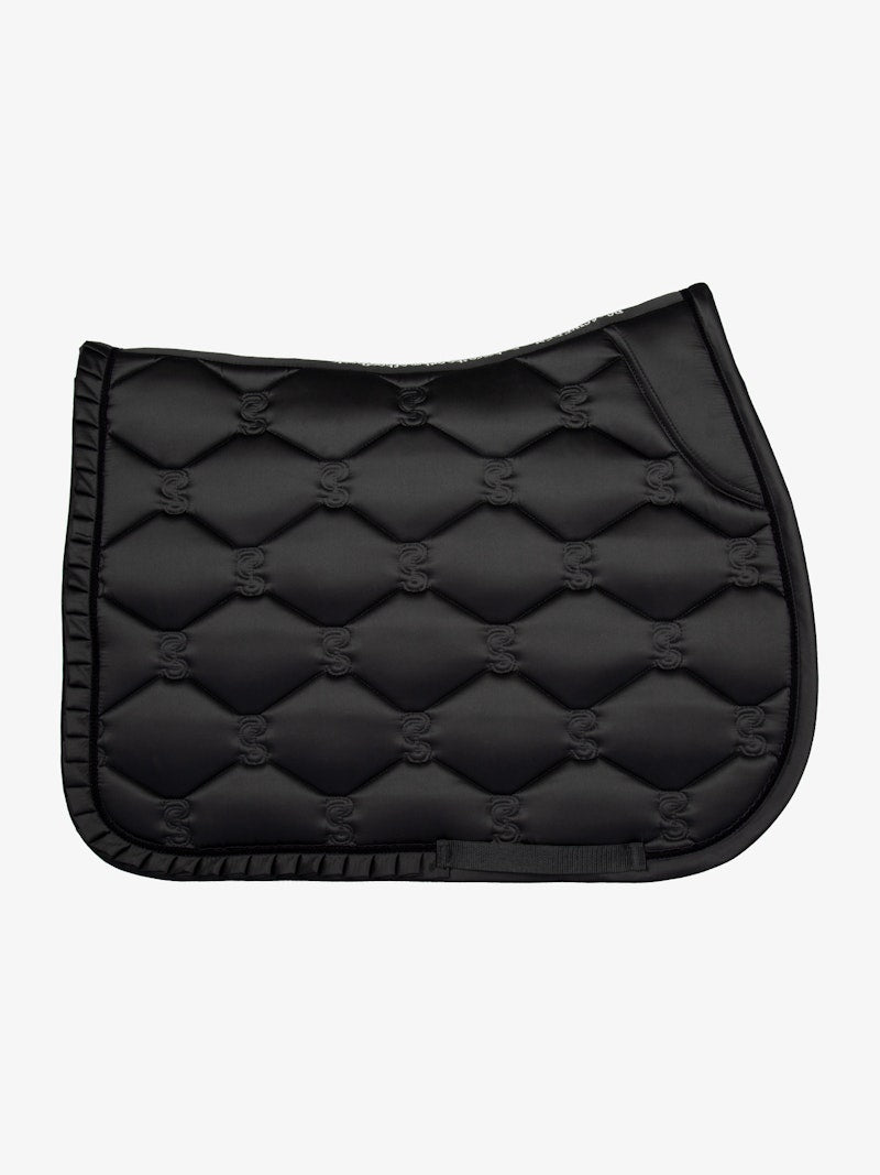 PS of Sweden Saddle Pad Jump Ruffle - Black - PS of Sweden - Equiluxe Tack
