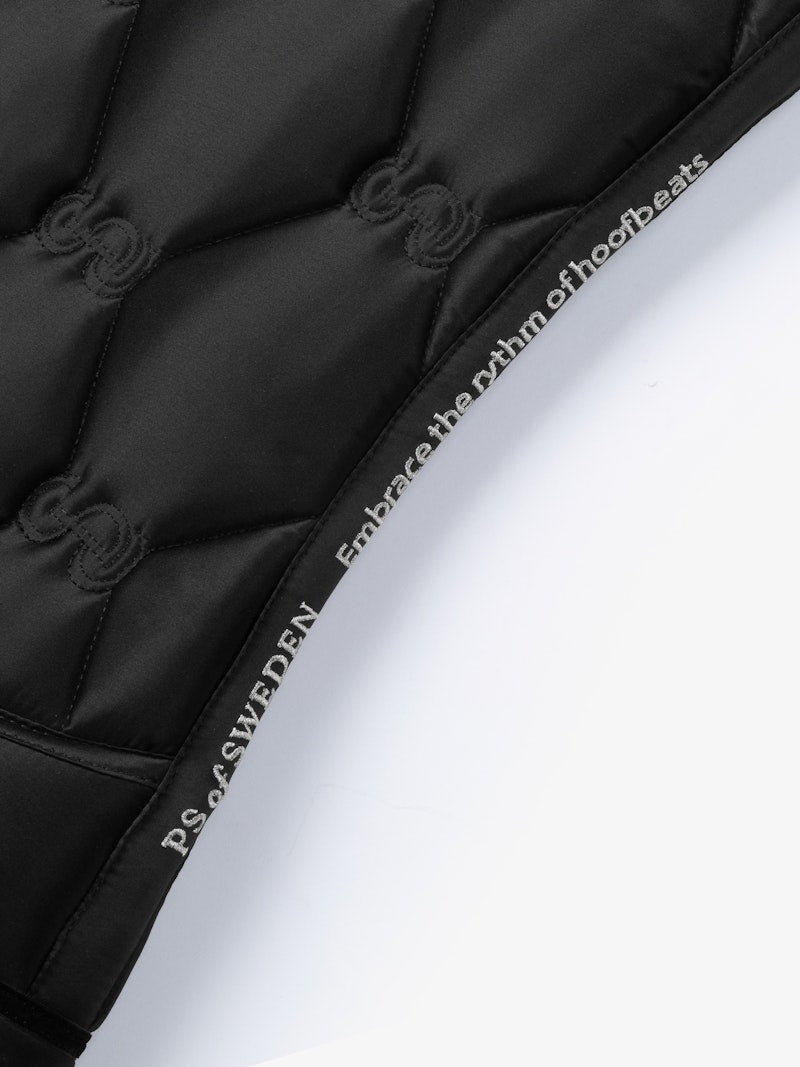 PS of Sweden Saddle Pad Jump Ruffle - Black - PS of Sweden - Equiluxe Tack