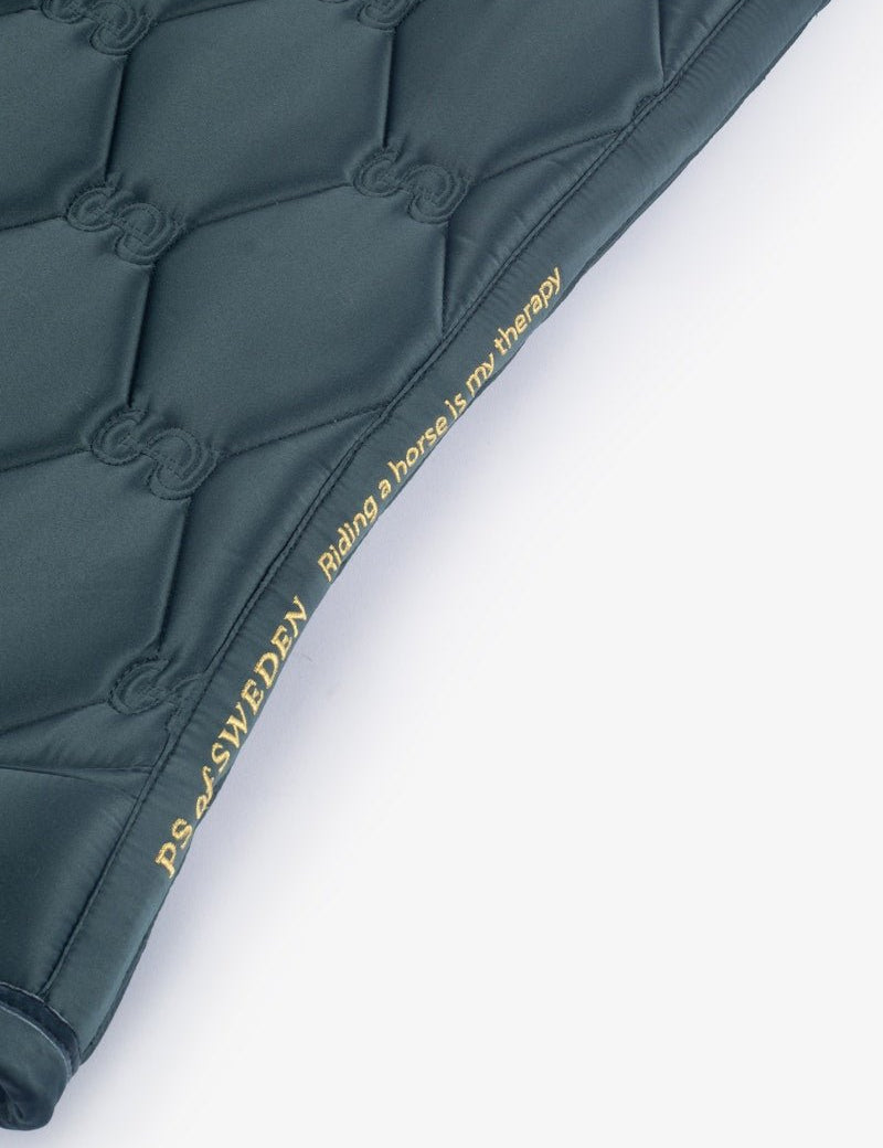 PS of Sweden Saddle Pad Jump Ruffle - Midnight Green - PS of Sweden - Equiluxe Tack