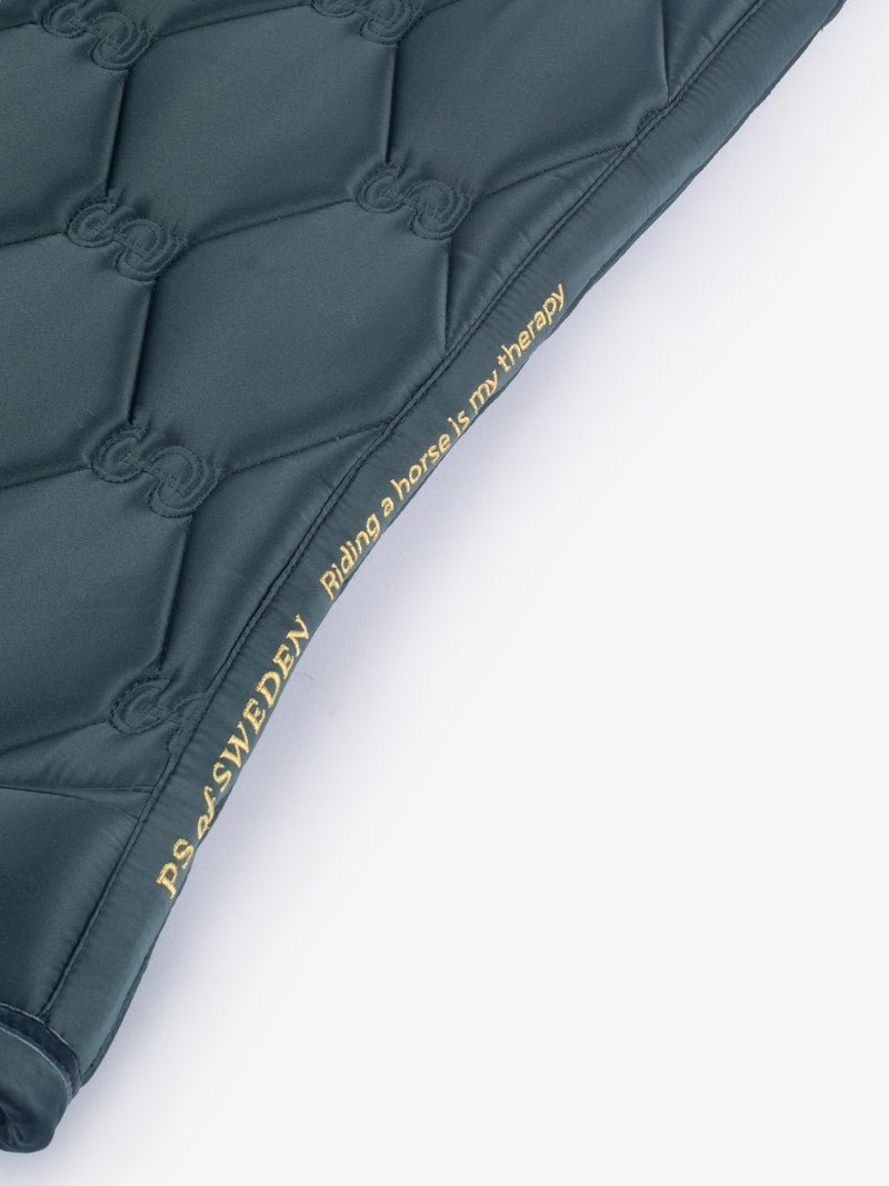 PS of Sweden Saddle Pad Jump Ruffle - Midnight Green - PS of Sweden - Equiluxe Tack