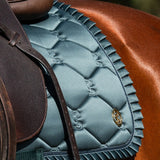 PS of Sweden Saddle Pad Jump Ruffle - Midnight Green - PS of Sweden - Equiluxe Tack