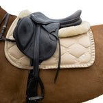 PS of Sweden Saddle Pad Jump Ruffle - Sand - PS of Sweden - Equiluxe Tack