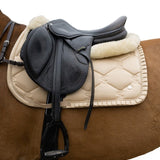 PS of Sweden Saddle Pad Jump Ruffle - Sand - PS of Sweden - Equiluxe Tack