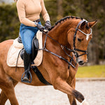 PS of Sweden Saddle Pad Jump Ruffle - Sand - PS of Sweden - Equiluxe Tack