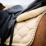 PS of Sweden Saddle Pad Jump Ruffle - Sand - PS of Sweden - Equiluxe Tack