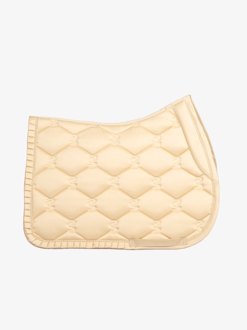 PS of Sweden Saddle Pad Jump Ruffle - Sand - PS of Sweden - Equiluxe Tack