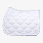 PS of Sweden Saddle Pad Jump Ruffle - White - PS of Sweden - Equiluxe Tack