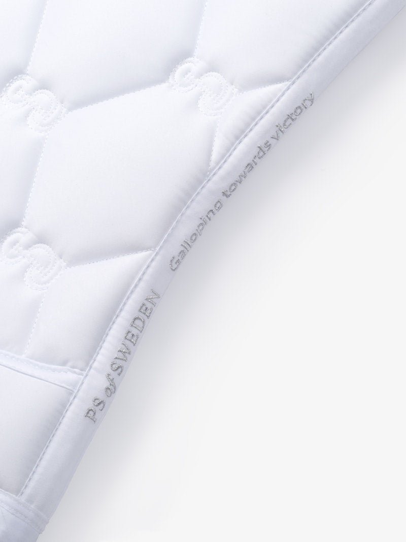 PS of Sweden Saddle Pad Jump Ruffle - White - PS of Sweden - Equiluxe Tack